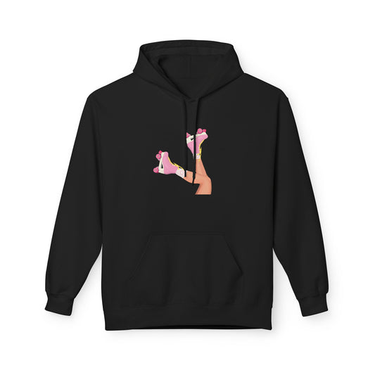 Roller Skates Hoodie | Y2K Aesthetic Sweatshirt | Retro 90s Pullover | Cute Statement Hoodie