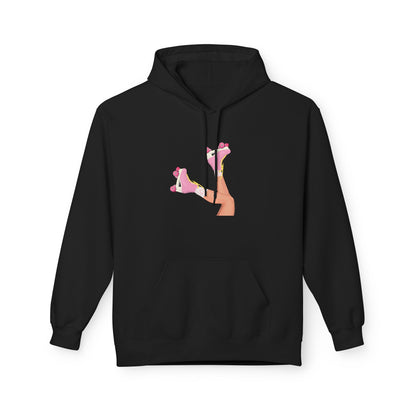 Roller Skates Hoodie | Y2K Aesthetic Sweatshirt | Retro 90s Pullover | Cute Statement Hoodie