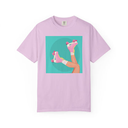Pink Roller Skates T-Shirt | Retro 90s Y2K Aesthetic Tee | Gift for her