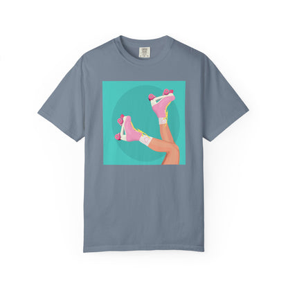 Pink Roller Skates T-Shirt | Retro 90s Y2K Aesthetic Tee | Gift for her