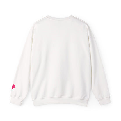 Self Love Heart Crewneck Sweatshirt | Pink Heart Graphic Pullover | Funny Sassy Sweater | Y2K Aesthetic | Edgy Statement Crewneck
