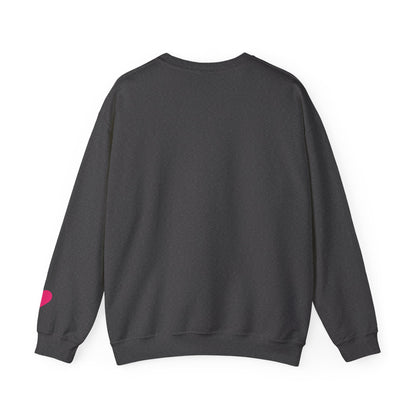 Self Love Heart Crewneck Sweatshirt | Pink Heart Graphic Pullover | Funny Sassy Sweater | Y2K Aesthetic | Edgy Statement Crewneck