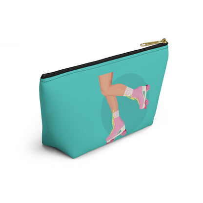Roller Skates Aesthetic Y2K Makeup Cosmetic Bag | Cute Pencil Case