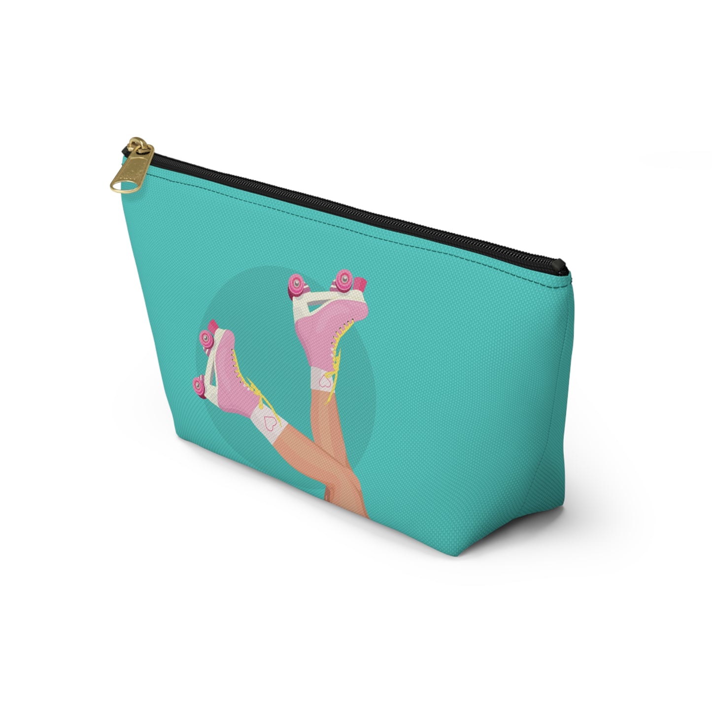 Roller Skates Aesthetic Y2K Makeup Cosmetic Bag | Cute Pencil Case