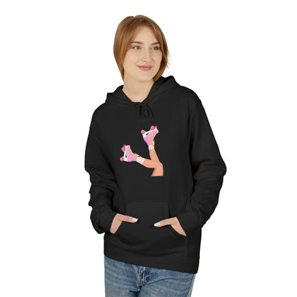 Roller Skates Hoodie | Y2K Aesthetic Sweatshirt | Retro 90s Pullover | Cute Statement Hoodie