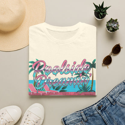 Poolside Dreams T-Shirt — "Never Leave the Float" Retro Swim Tee