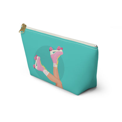 Roller Skates Aesthetic Y2K Makeup Cosmetic Bag | Cute Pencil Case