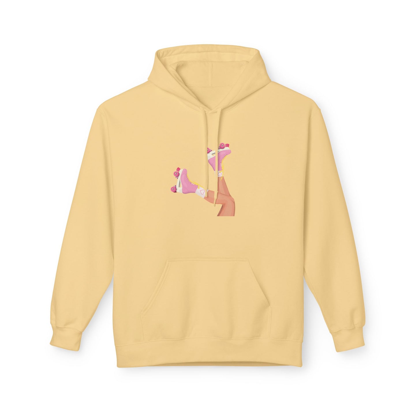 Roller Skates Hoodie | Y2K Aesthetic Sweatshirt | Retro 90s Pullover | Cute Statement Hoodie