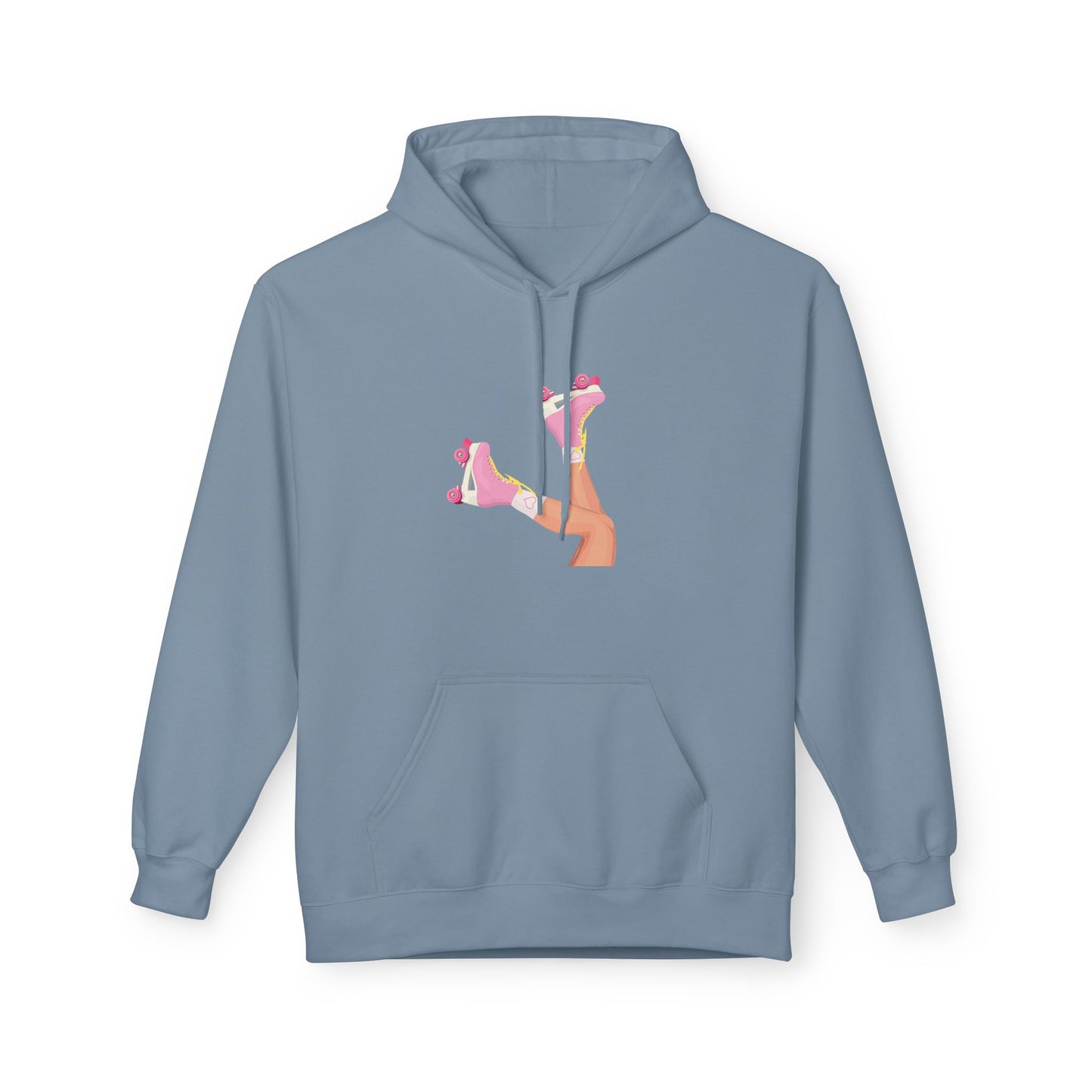 Roller Skates Hoodie | Y2K Aesthetic Sweatshirt | Retro 90s Pullover | Cute Statement Hoodie