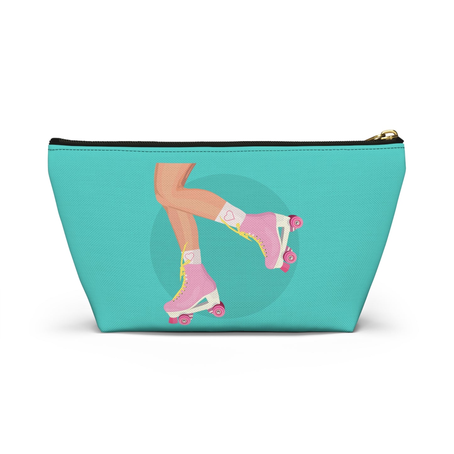 Roller Skates Aesthetic Y2K Makeup Cosmetic Bag | Cute Pencil Case