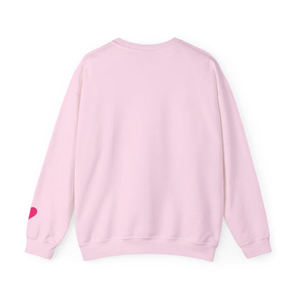 Self Love Heart Crewneck Sweatshirt | Pink Heart Graphic Pullover | Funny Sassy Sweater | Y2K Aesthetic | Edgy Statement Crewneck