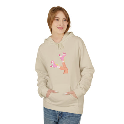 Roller Skates Hoodie | Y2K Aesthetic Sweatshirt | Retro 90s Pullover | Cute Statement Hoodie