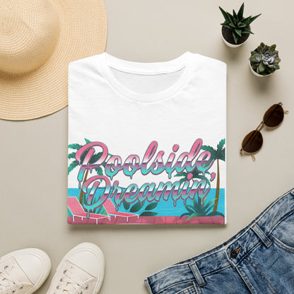 Poolside Dreams T-Shirt — "Never Leave the Float" Retro Swim Tee