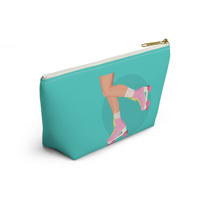 Roller Skates Aesthetic Y2K Makeup Cosmetic Bag | Cute Pencil Case