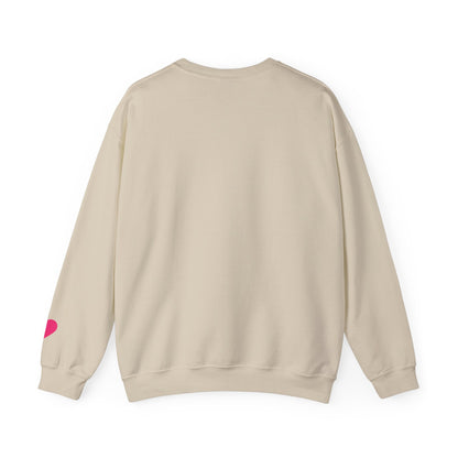 Self Love Heart Crewneck Sweatshirt | Pink Heart Graphic Pullover | Funny Sassy Sweater | Y2K Aesthetic | Edgy Statement Crewneck