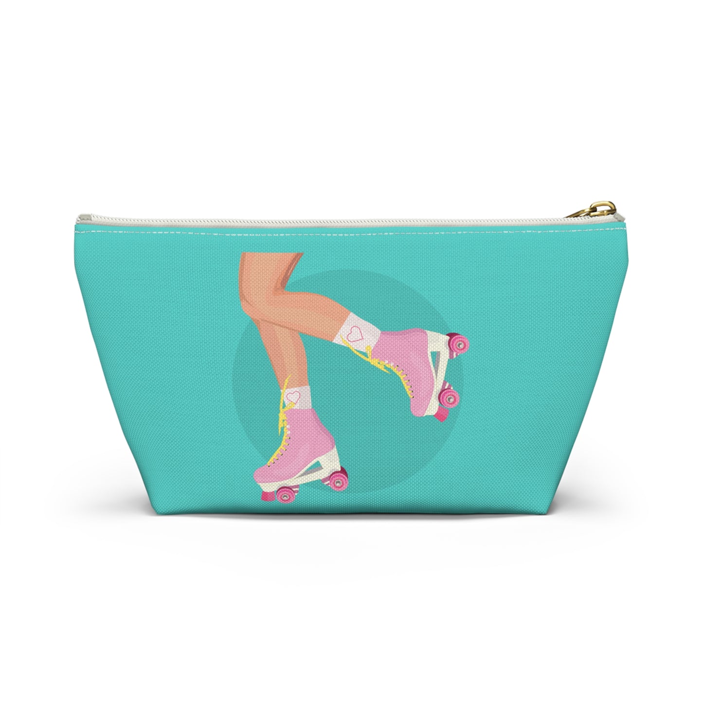 Roller Skates Aesthetic Y2K Makeup Cosmetic Bag | Cute Pencil Case