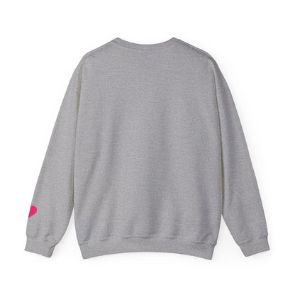 Self Love Heart Crewneck Sweatshirt | Pink Heart Graphic Pullover | Funny Sassy Sweater | Y2K Aesthetic | Edgy Statement Crewneck