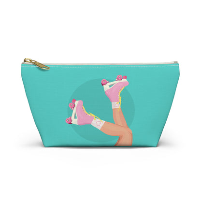 Roller Skates Aesthetic Y2K Makeup Cosmetic Bag | Cute Pencil Case